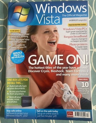 Windows Vista Magazine Issue #11 December 2007 crysis bioshock team fortress VGC