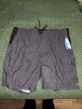 Men s Wave Zone Swim trunks Black/Gray XL