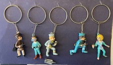 Thunderbirds keychains C1966 Complete Set Great Condition Gerry Anderson