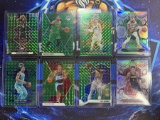 Mixed NBA Lot #2 - Mosaic Green Mosaic Prizm 8 Card Lot.