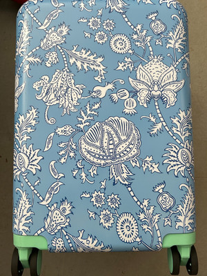 Roller Rabbit x Target Floral Vines Hardside Spinner Carry On Suitcase NEW   