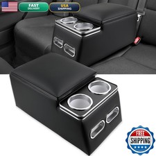 CNYGO Universal Car Center Console Organizer Cup Holder Phone Holder Black