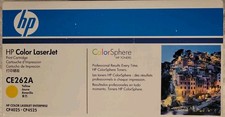 HP LaserJet CE262A YELLOW Toner Print Cartridge CP4025 CP4525 New Sealed