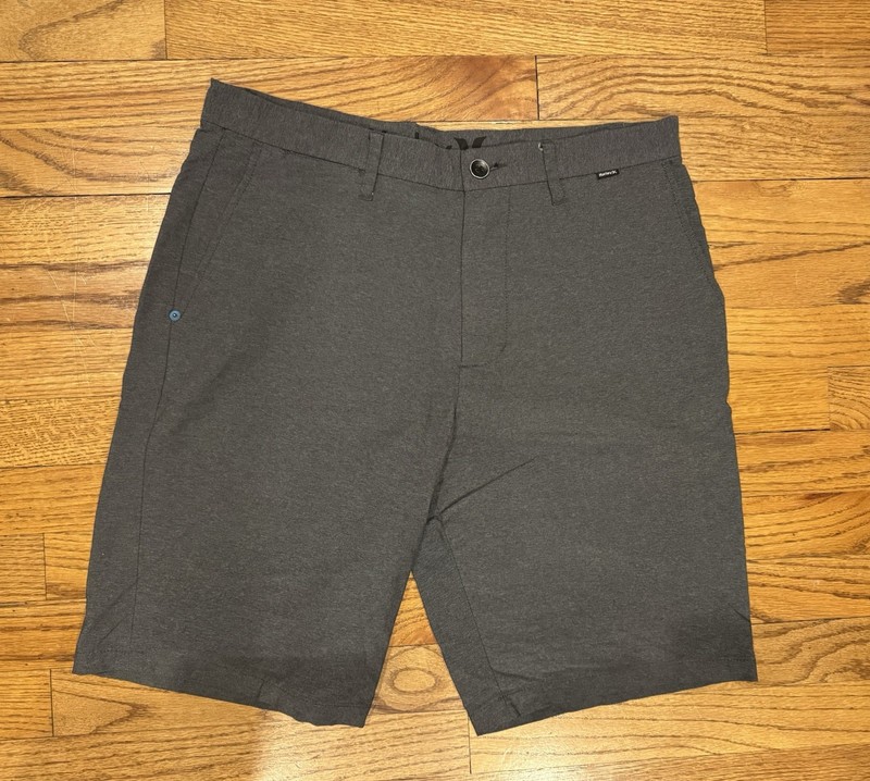 Hurley Men's Grey Hybrid Shorts Size 32
