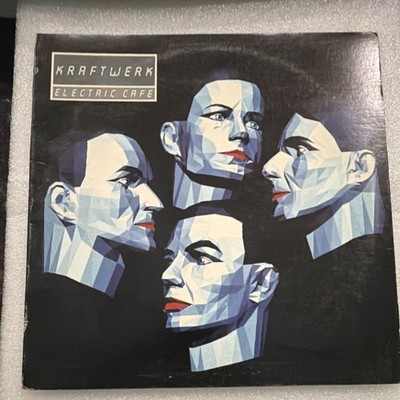 Kraftwerk Electric Cafe Vinyl Warner Bros. Electronic Black 12'' 33 1980s