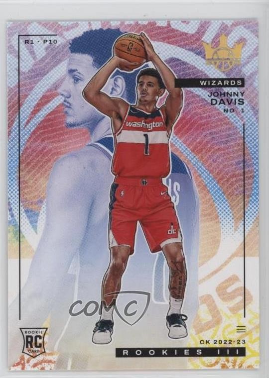 2022-23 Panini Court Kings Rookies III Johnny Davis #161 Rookie RC 4f5