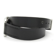 HERMES Cape Cod Double Tour CC1.210 1****** Silver Black Women's Wrist Watch 5