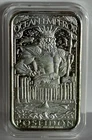 Atlantis Poseidon 1 oz .999 fine silver bar in capsule Lot #062