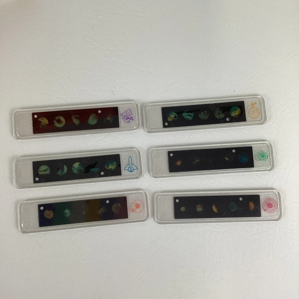 Fisher Price Starscope Telescope Set Slide Viewer Tripod Astronomy Vintage 1986 - Image 2 of 4