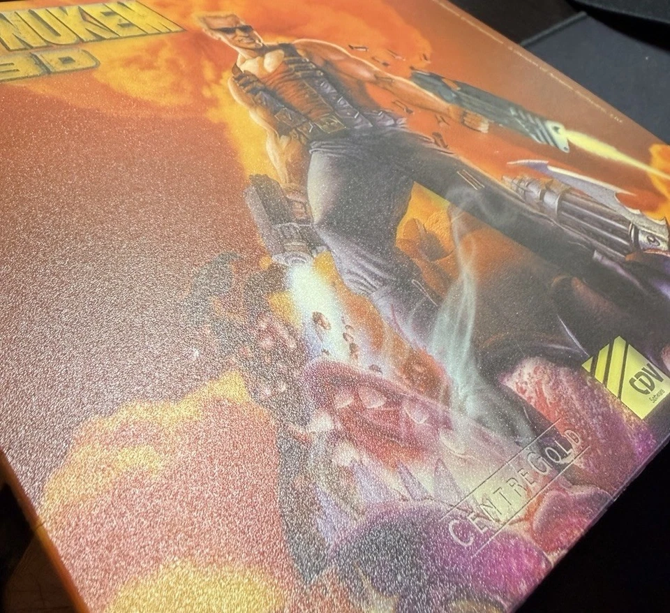 Duke Nukem 3D Mouse Pad 1996 Vintage Maus Promo Item apogee 3d realms shooter - Bild 2 von 4