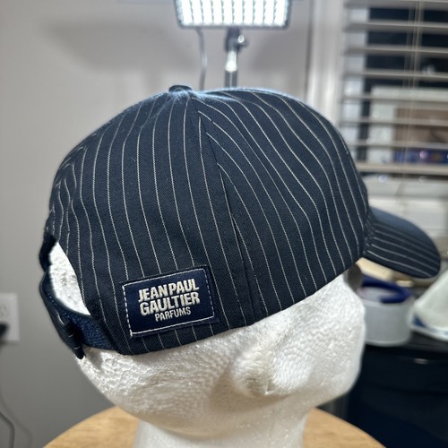 Cappello da baseball Jean Paul Gaultier berretto unisex a righe cinturino regolabile taglia unica
