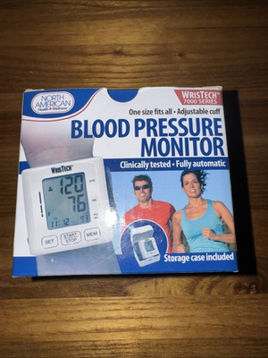 #ad North American Wellness Blood Pressure Monitor Wrist Tech 7000 Series #7087 $20.00