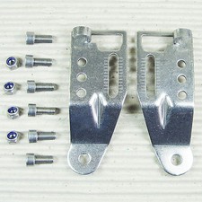 Pletscher Strebenendplatte Set verstellbar für Gepäckträger bei Scheibenbremse