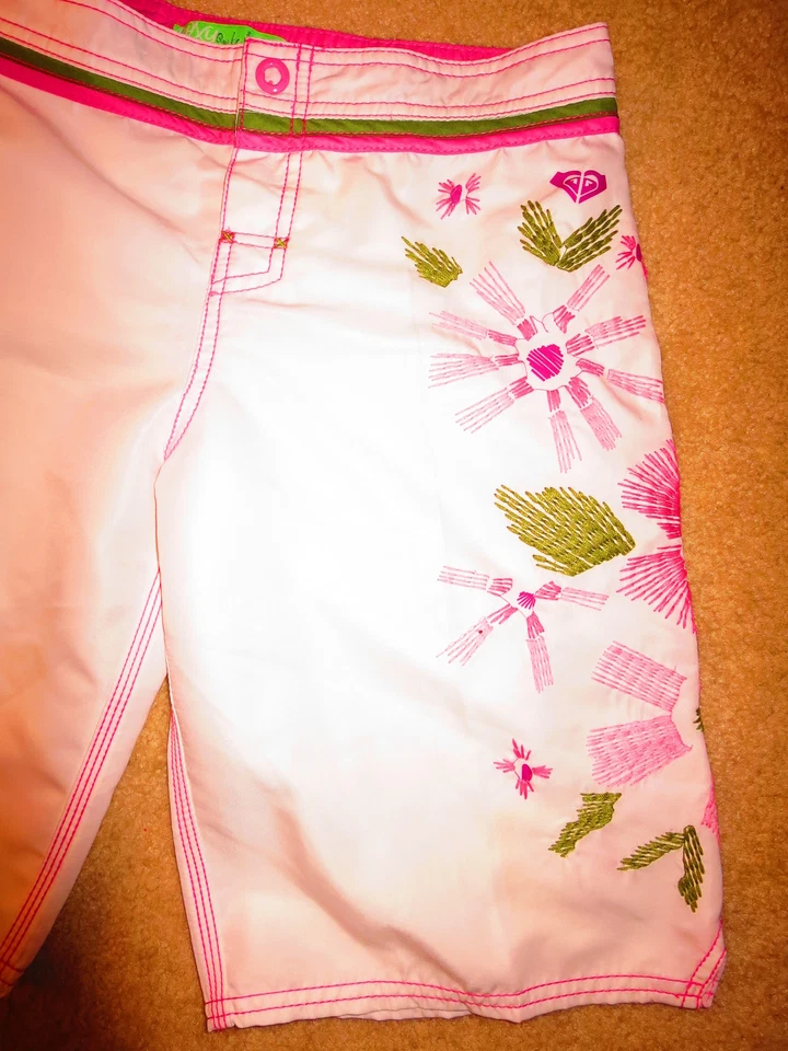 Shorts de surf Quiksilver Roxy prancha rosa meninas 3 - Imagem 2 de 4