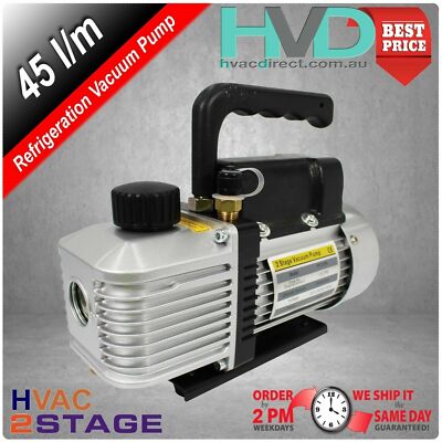 Vacuum Pump for A/C Refrigeration Split Systems 45 l/pm HVAC