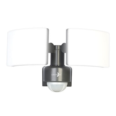 Lunartec Solar-LED Wandleuchte Mit Bewegungsmelder, Edelstahl, IP44 – 50 Lm, Kabellos Für Haustür, Garten Und Terrasse