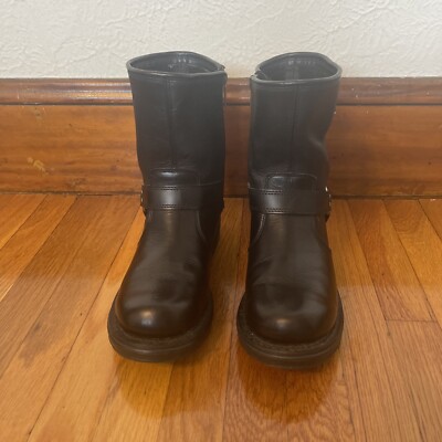 Men's Harley Davidson EL Paso Black Leather Motorcycle Boots