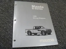 1998 Mazda B2500 B3000 B4000 Truck Electrical Wiring Diagrams Manual SX SE