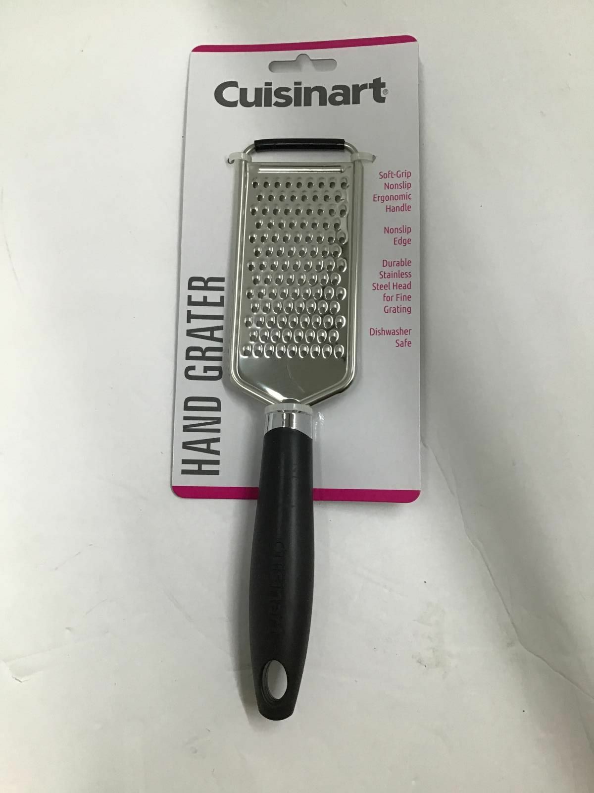 Cuisinart HAND GRATER STAINLESS STEEL/BLACK Cheese Premium Cooking CTG