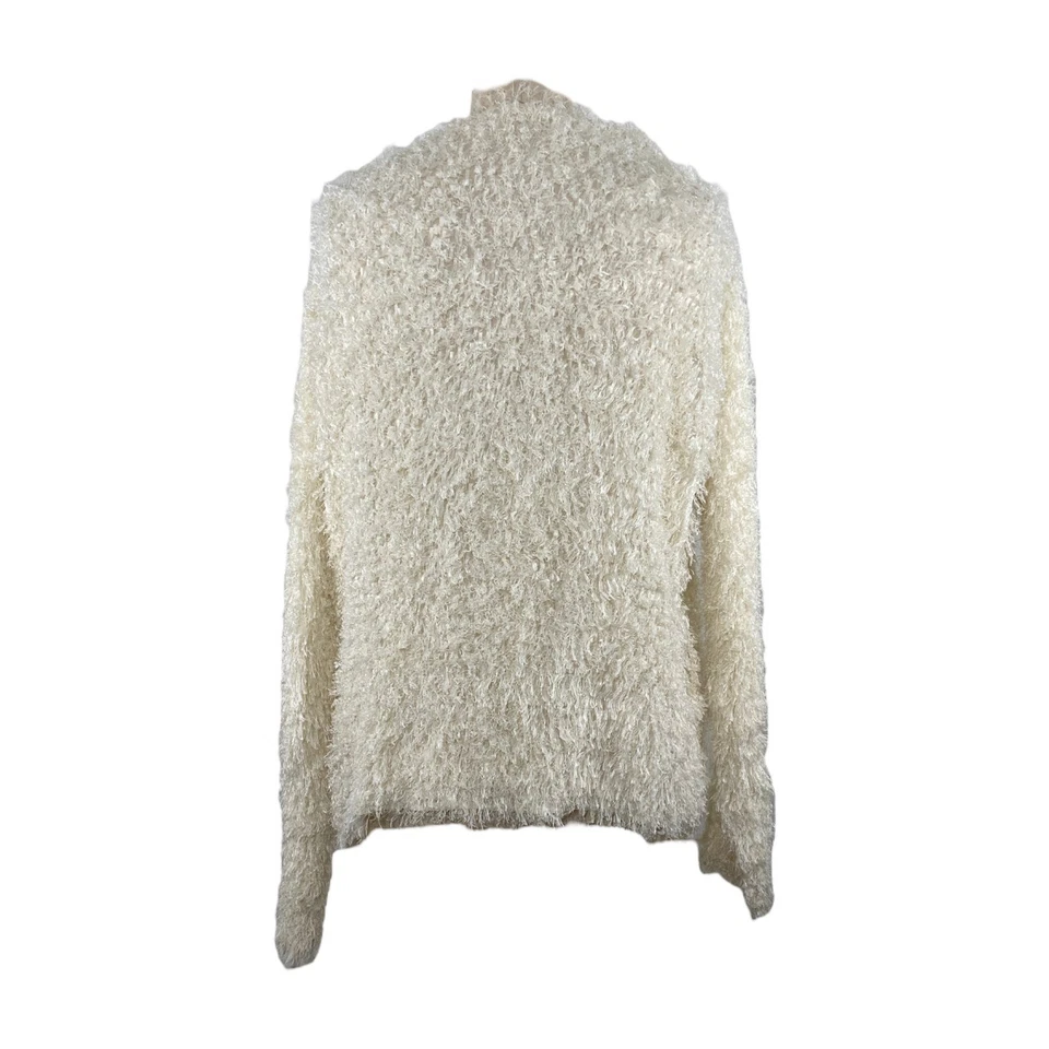 Suéter unisex issey miyake F/W2002 difuso plisado crema blanco roto Foto 2 de 4