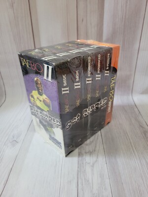 Taebo II Get Ripped Basic Workout & Impact Intro 6 Video Set VHS New 
