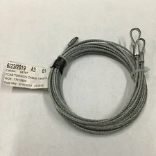 1/8” x 218.5” Low Headroom Torsion Cable 7’6” High Garage Door LHR 680lb CAP