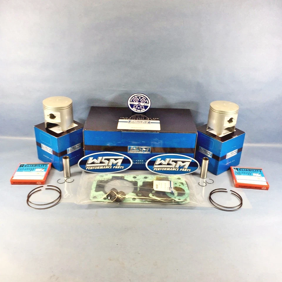 Kawasaki Jet Ski 76.00mm WSM Top End Piston Kit 1987-1996 650sx X2 SC TS SX - Image 4 of 4