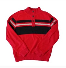 Chaps Boys Sweater Pullover 3 Button Turtleneck