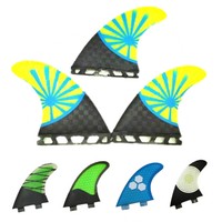 3 Pcs/set Surfboard Fins Surf Fins Fcs G5 G7 Size M L Fiberglass Honey Comb 3 Pcs/set Surfboard Fins Surf Fins Fcs G5 G7 Size M L Fiberglass Honey Comb