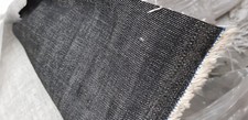 Denim Fabric Ring Spun 8oz Rigid Jeans Material 100% Cotton Black or Indigo UK