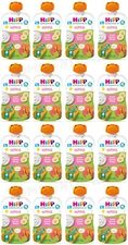16 HIPP Organic Peach Banana Mango with Yogurt Puree from 6 Months 100g 3.5oz