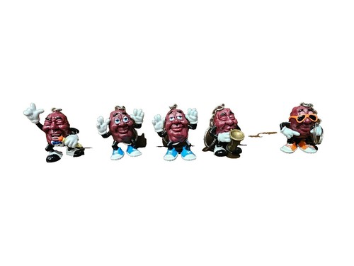 vintage Set of 4 California Raisins Surfing, skating  display picture 1