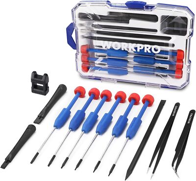 WORKPRO 12 in 1 Torx Screwdriver Set with T3 T4 T5 T6 T8 T10 Security Torx Bit