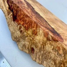 Amboyna Burl Wood Pen Blanks Knife Scales Turning Block 12" x 4 1/4" x 3 1/2"
