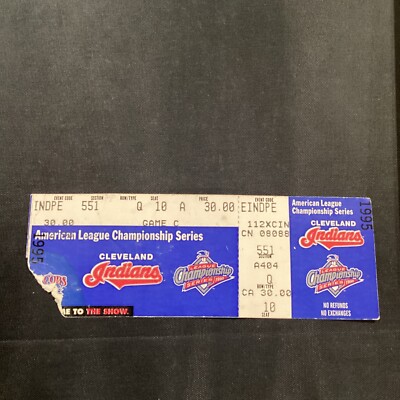 1995 Cleveland Indians American League Championship Series ALCS