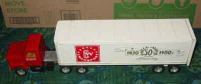 Vintage ERTL : CW TRANSPORT 1930-80 50th ANNIVERSARY Metal Semi-truck 22'' (EX)
