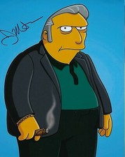 GFA The Simpsons Fat Tony Joe Mantegna podpisane 8x10 zdjęcie J1 COA