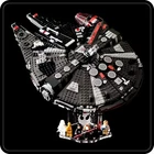 Display stand angled (36°) for Lego 75389-75257-75212-75105-4504 M(Dark) Falcon
