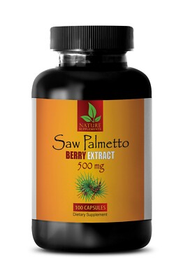 SAW PALMETTO Berry Extract 500mg - Prostate & Bladder Health - 100 Capsules