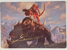 Meria's Outrider - GOLD STAMPED ART CARD - Magic the Gathering MTG Nice!