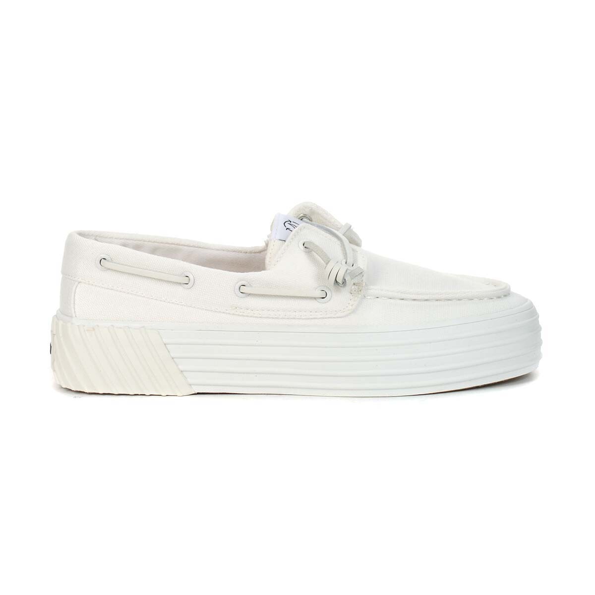 Sperry Women's Bahama 2.0 White Platform Sneakers STS88713