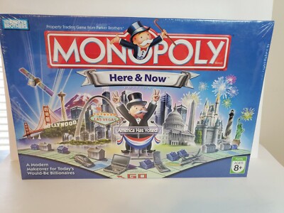 Monopoly Here & Now Edition - BRAND NEW & SEALED! 2006, America Has Voted!