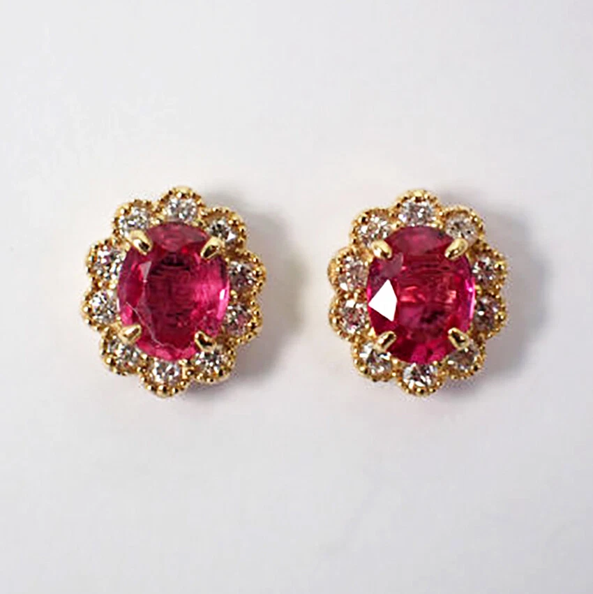 Ebay ruby deals earrings