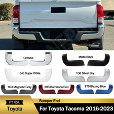 Rear Bumper End Caps W/O Sensor Hole Set Pair For Toyota Tacoma 2016-2023