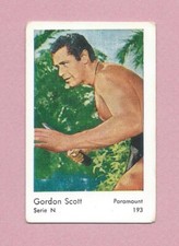 1962 Dutch Gum Serie N #193 Gordon Scott