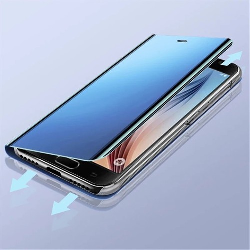 Lustro Flip Case do Samsung S25 S24 S23 S21 A16 A15 Skórzany stojak na telefon Etui - Zdjęcie 7 z 20