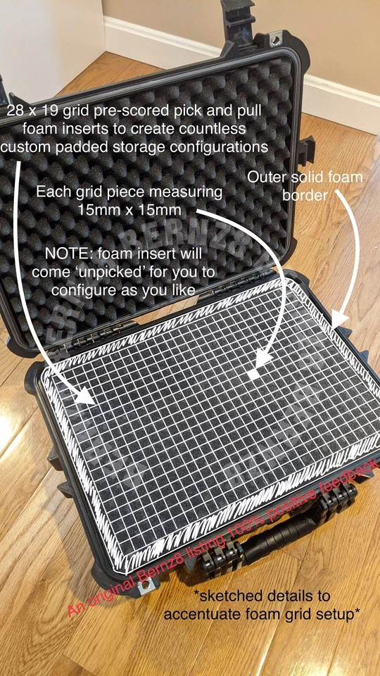 Extra Large (XL) Green IP65 Waterproof Storage Travel Case for Graded Card Slabs - Image 4 of 4