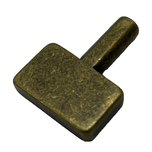 Llave giratoria de repuesto de enchufe de lámpara de latón antiguo ancho estilo victoriano 4-36 roscas - Imagen 3 de 6