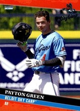 PAYTON GREEN 2025 Choice Beloit Sky Carp #21 Georgia Tech Jackets Marlins 🔥