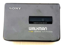 Sony Walkman Cassette Player WM-EX70 Black Junk For Parts or Repair Japan